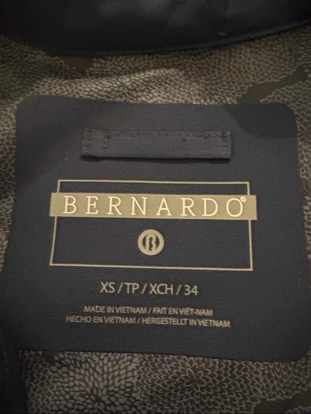 Bernardo Navy Hooded Utility Jacket - Picture 2 of 12
